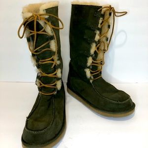 olive green uggs boots